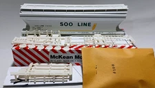 HO SCALE McKean MASTER SERIES SOO LINE ACF Centerflow Hopper #74153 New Kit !!