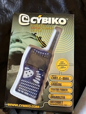 Vintage Cybiko PDA Wireless Entertainment System Blue  PLEASE READ