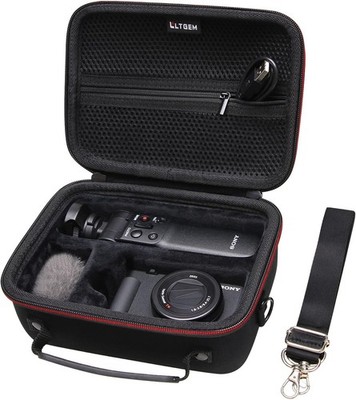 LTGEM Camera Case Compatible with Sony ZV-1F / ZV-1 / ZV-1 II Vlog Digital Camer