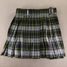 Scottish Collections Kilt Mens 40 Green Multicolor Tartan Plaid Acrylic Cotton