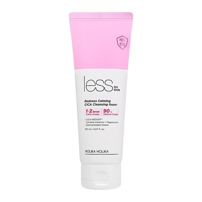 8806334382810 HOLIKA HOLIKA Less On Skin Redness Calming CICA Cleansing Foam pia