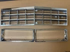 1981 - 1986 Monte Carlo Headlight Bezel Chrome Pair and Grille