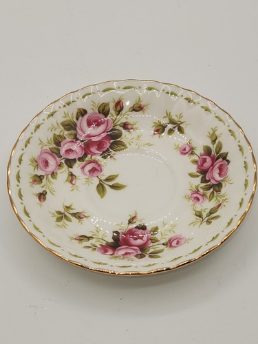 June Roses Trio Set VTG Flower of the Month Series Royal Albert England - Picture 8 of 15