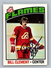 Topps 1976 Bill Clement #82 - Auto 