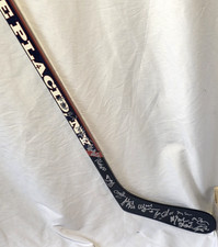 Miracle On Ice 1980 USA Hockey Fantasy Camp Team Signed Stick 15 Autographs