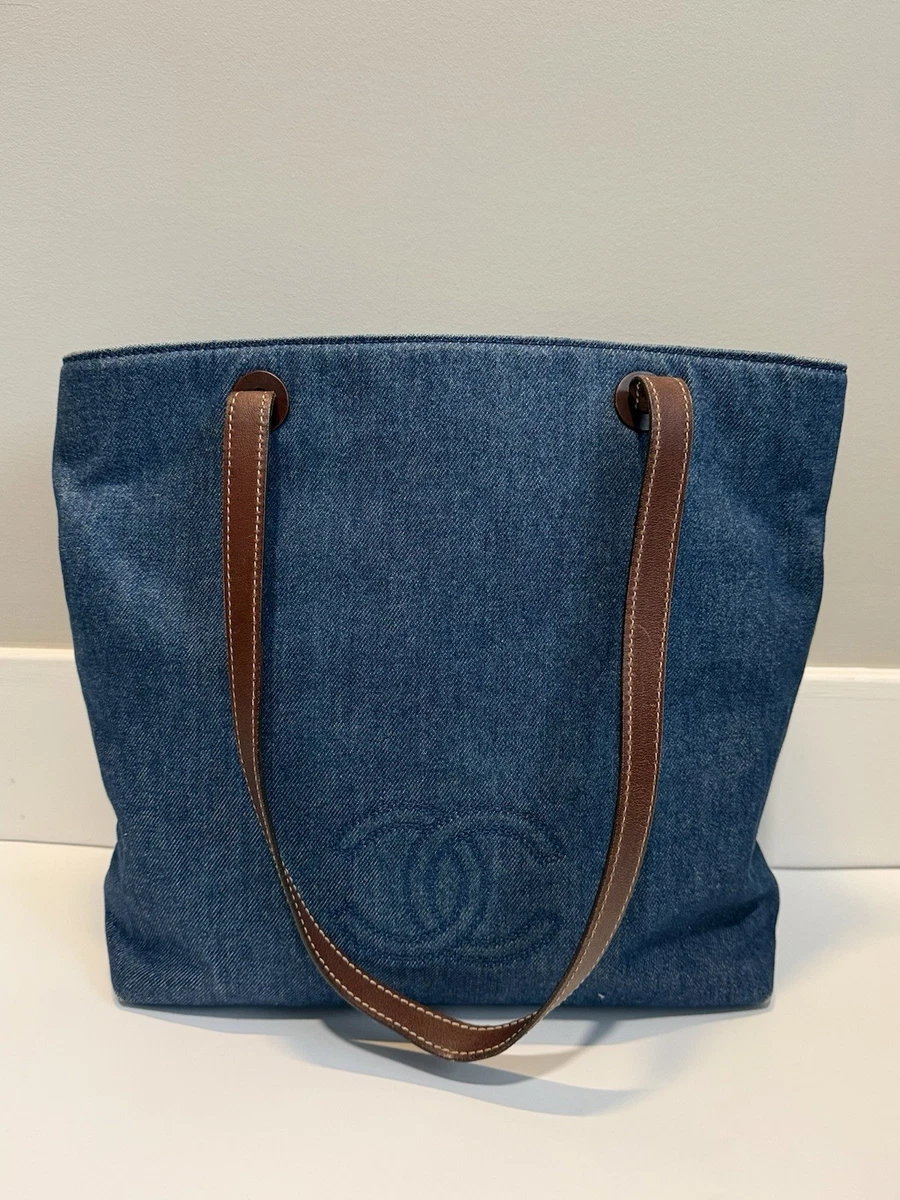 CHANEL Denim Exterior Tote Bags & Handbags for Women for sale | eBay