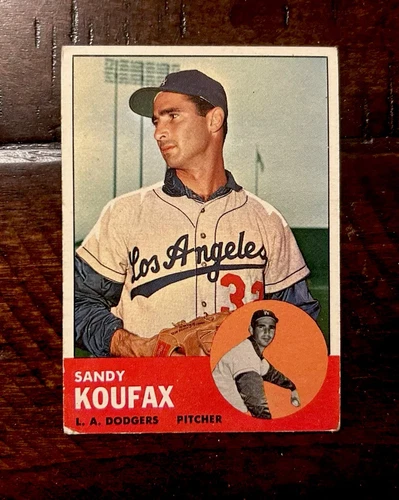 1963 Topps #210 Sandy Koufax Los Angeles Dodgers HOF