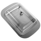  Stainless Steel Cheese Box Butter Dishes for Table Container Counter