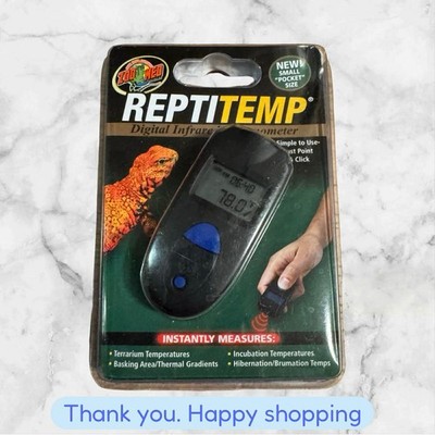 Zoo Med Labs ReptiTemp Digital Infrared Terrarium Reptile Thermometer NEW SHIP