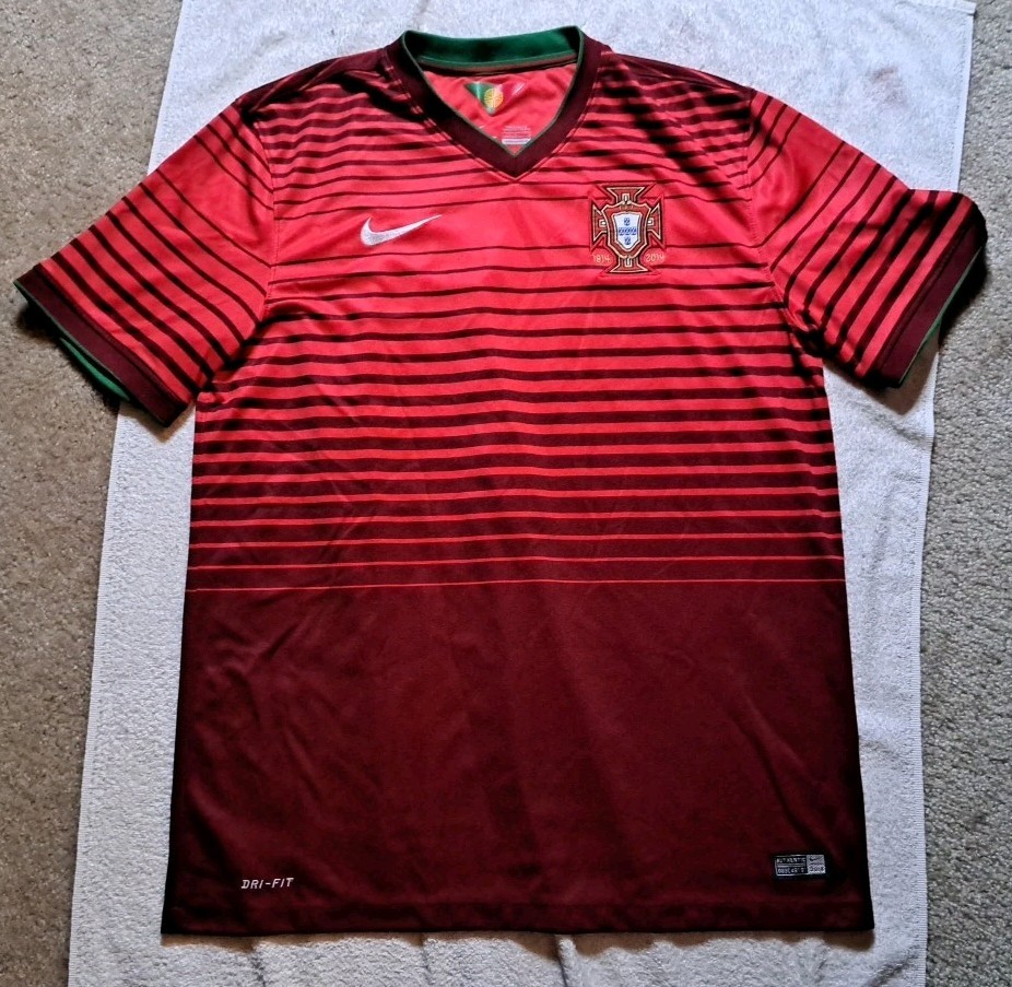 2014/2015 Nike Portugal Home Football T-Shirt Soccer Jersey