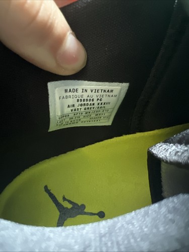 Travis Scott x Air Jordan 33 Unreleased sample Vast - Picture 9 of 12