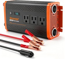 1000W Power Inverter for Vehicles, 12V DC to 110/120V AC Car Inverter with 3 AC