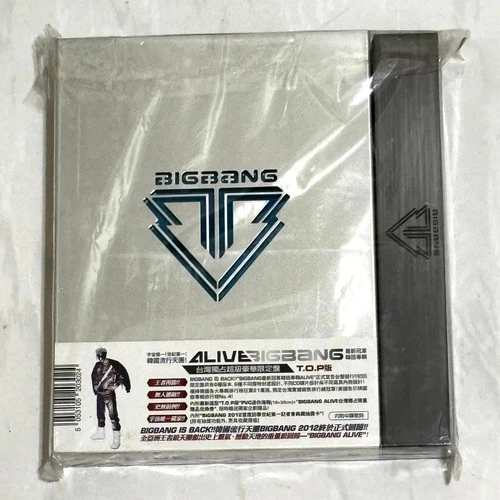 BIGBANG 2012 ALIVE [ 台灣獨占限定盤 T.O.P Version ] Taiwan OBI Box CD Photo Book Poster