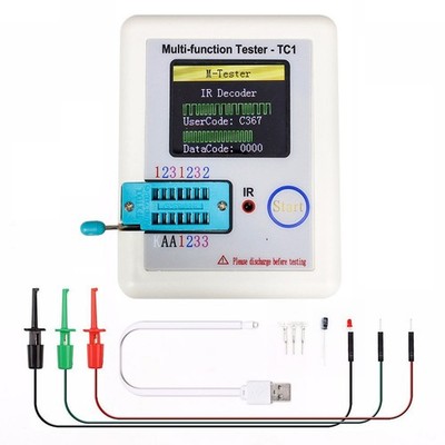 Transistor -Tester Tc-t7-h Kalibrierungsdetektor TFT -Grafikanzeige Praktisch