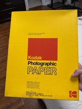 Kodak Polycontrast Rapid RC Black White Photographic Paper 11x14 in 28 Sheets