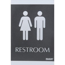 Headline Century Series Restroom ADA Sign 4249