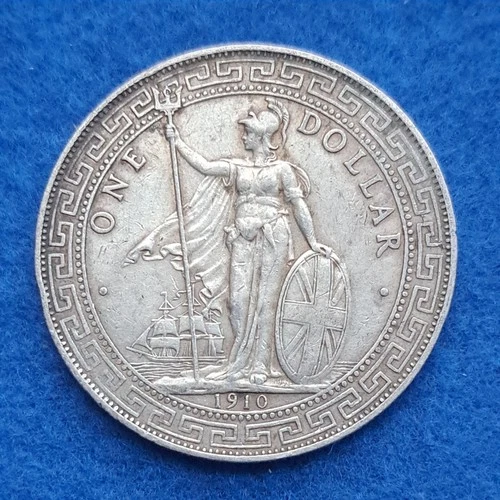 1910 Great Britain Silver Trade Dollar