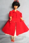 Vintage Barbie 1993 REPRO. DOLL &977 Silken Flame DRESS 939 RED FLARE COAT 5 PCS