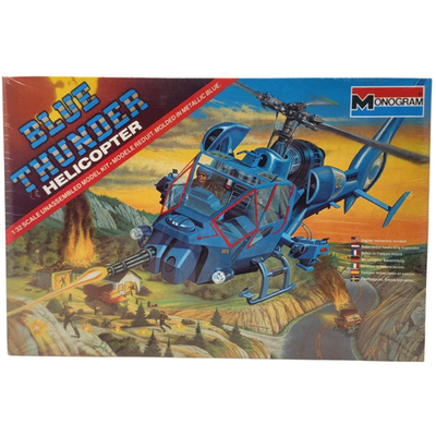 BLUE THUNDER 1/32 ブルーサンダー Monogram Blue Thunder Police Helicopter 1/32 Scale Movie Plastic