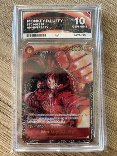 Monkey.D.Luffy ST01-012 Awakening of the New Era One Piece ACE 10 PERFECT SUBS
