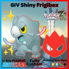 ✨ Shiny Alpha Frigibax 6IV + EVs ✨ Pokemon Legends ZA 🚀 Fast 🚀
