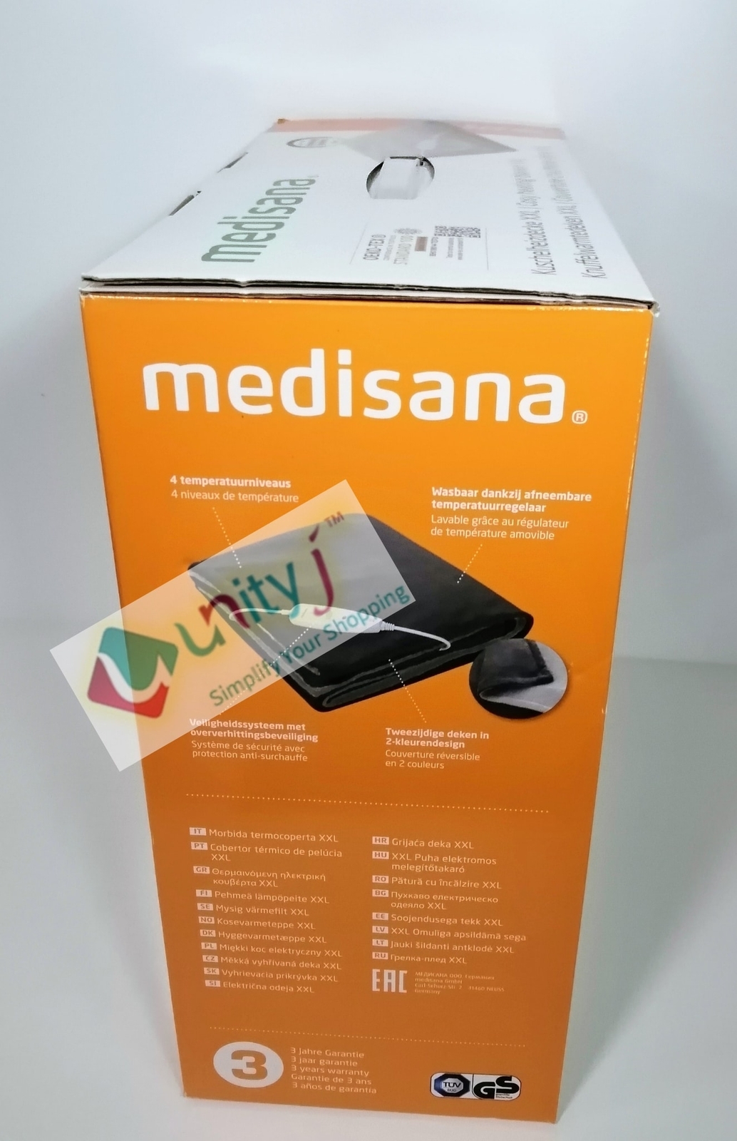 Medisana Heated Electric Throw Blanket HB 675 XXL – 200x150cm| Turbo Heat| 4 ... view 2
