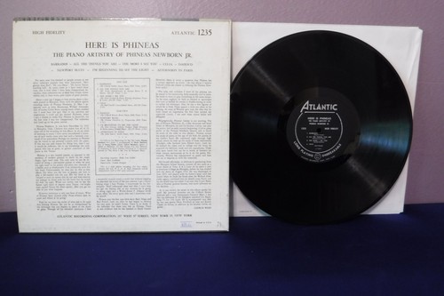 Here is Phineas Newborn JR., , 1956 Atlantic 1235 Mono Black Label - Picture 2 of 4