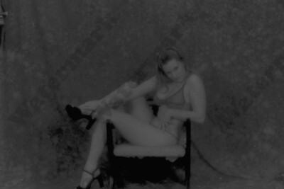 pretty woman glamour pose bikini lingerie  35mm Negative  T5v10