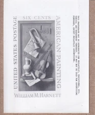 post office dept press publicity photo 6c William M Harnett stamp Scott 1386