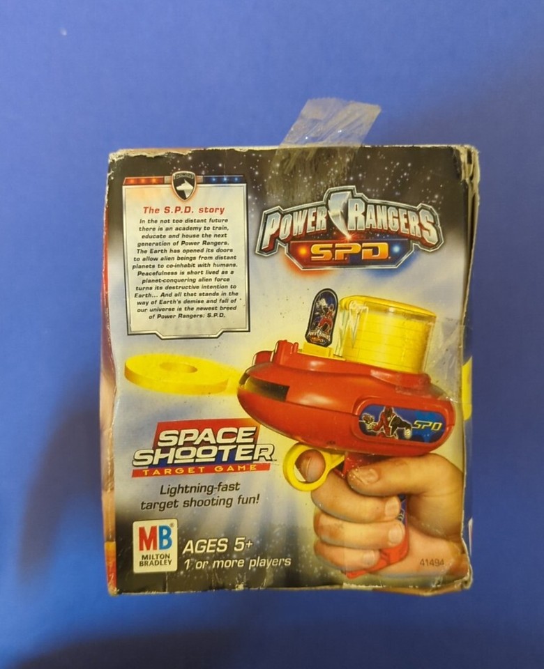 Power Rangers SPD Space Shooter Target Game NEW Rare HTF Damaged Box ...