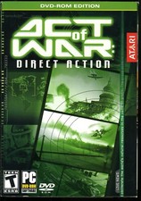 ACT OF WAR Direct Action Atari PC Windows Opened, never used.