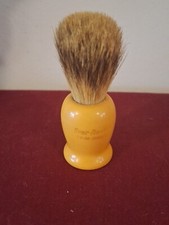Rare Vintage Ever-Ready Shave Brush 400 PB Sterilized Pure Badger Set In Rubber