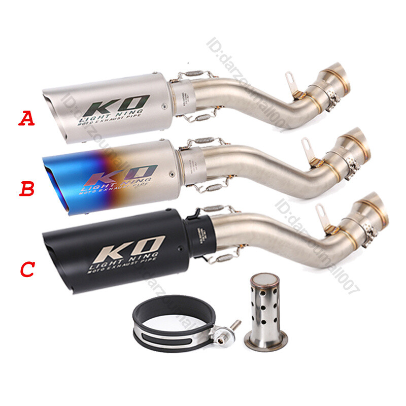 CB650R 2023 muffler 未使用 For Honda CBR650R CB650R 2019-2024 Slip On Exhaust 60mm Tail