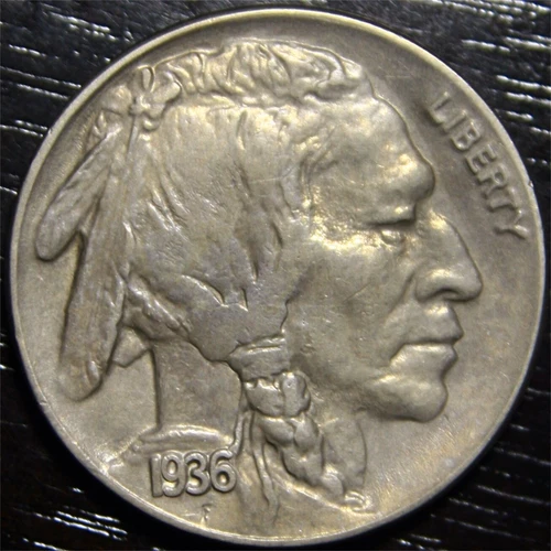 1936 P  Buffalo Nickel AU