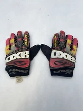 Vintage AXO Sport Padlock 7 Motocross Gloves Adult Medium / 9 Moto X MX 1997