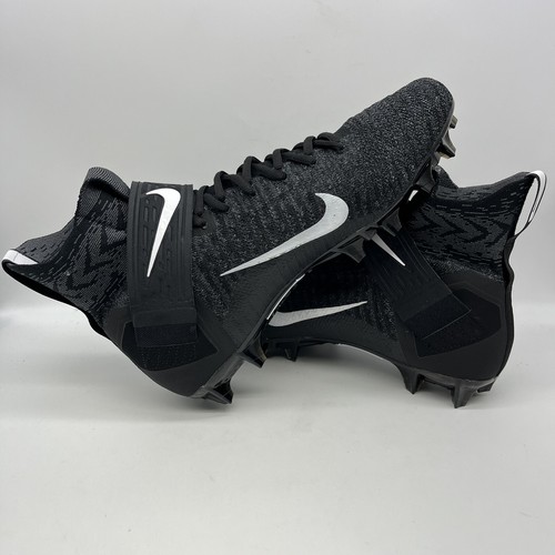 Nike Alpha Menace Elite 2 WIDE Football Cleats Black White Men's BV3298-001 - Picture 5 of 7