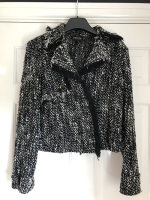 boucle biker jacket uk