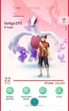 Lugia Shiny Pokemon GO Shiny ptc 9 legndary lv22