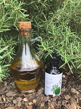 Pure Rosemary Essential Oil 4oz. Bottle Topical Diffuser Burner With 1 Oz Biotin