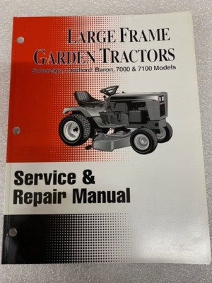 Genuine Simplicity TP 500-0973-01-SV-SMA Large Frame Garden Tractor Manual