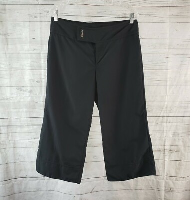 Kerrits Womens Capri pants Sz Medium Solid Black Mid Rise