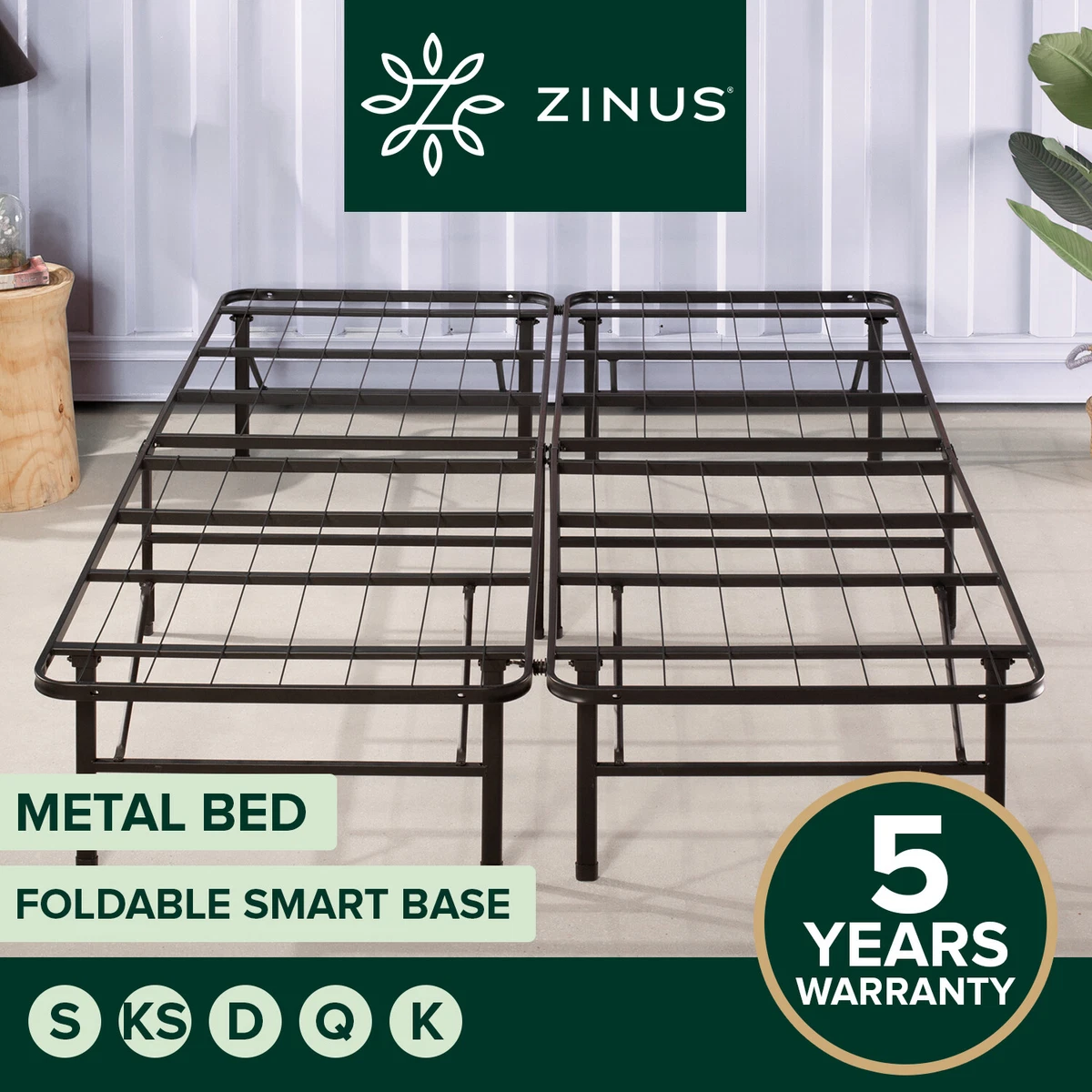 Zinus smart bed frame deals