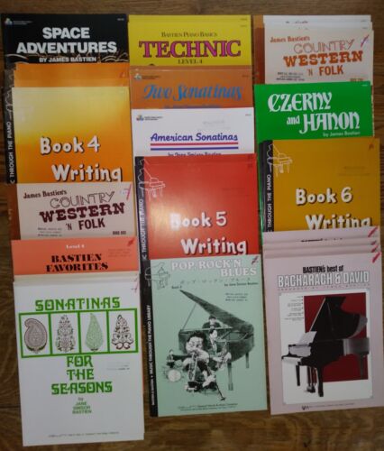 Bastien Teacher Lot of 29 Levels 4 5 6 Piano Books Practice Intermediate NOS - Afbeelding 1 van 12