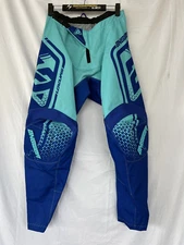 Answer Racing ANSR Syncron Motocross Pants Blue/Cyan Mens 34 *CLOSEOUT*