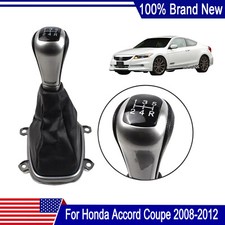 For Honda Accord Coupe 2008-2012 5 Speed Manual Gear Shift Knob With Boot