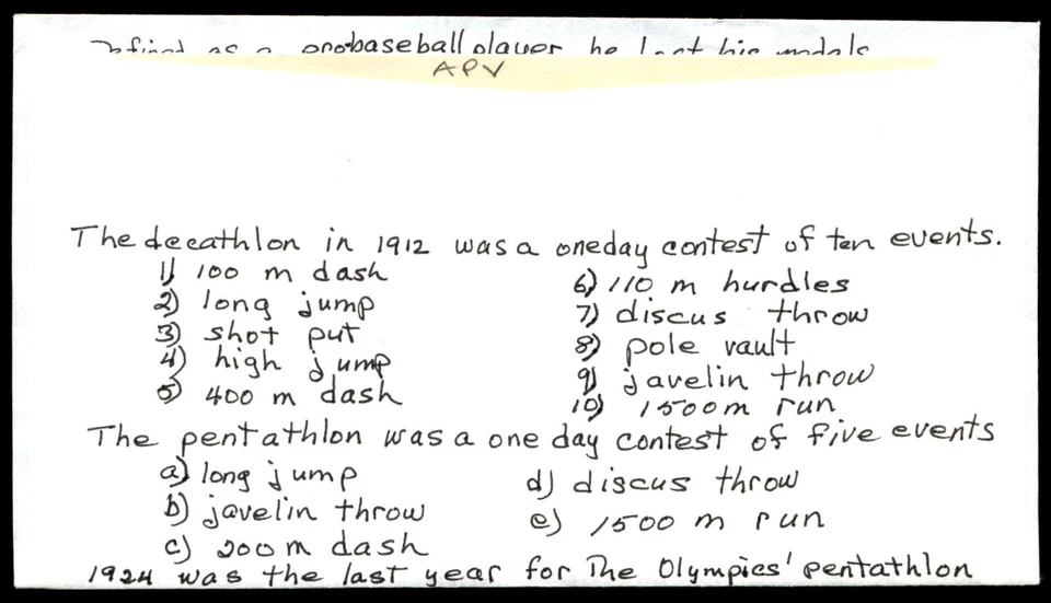 1998 Jim Thorpe FDC Celebrate the Century HR APV Cachet-Multi Stamp - Image 2 of 2