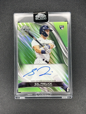 2024 Topps Chrome Black Green Refractor Sal Frelick RC Rookie AUTO 