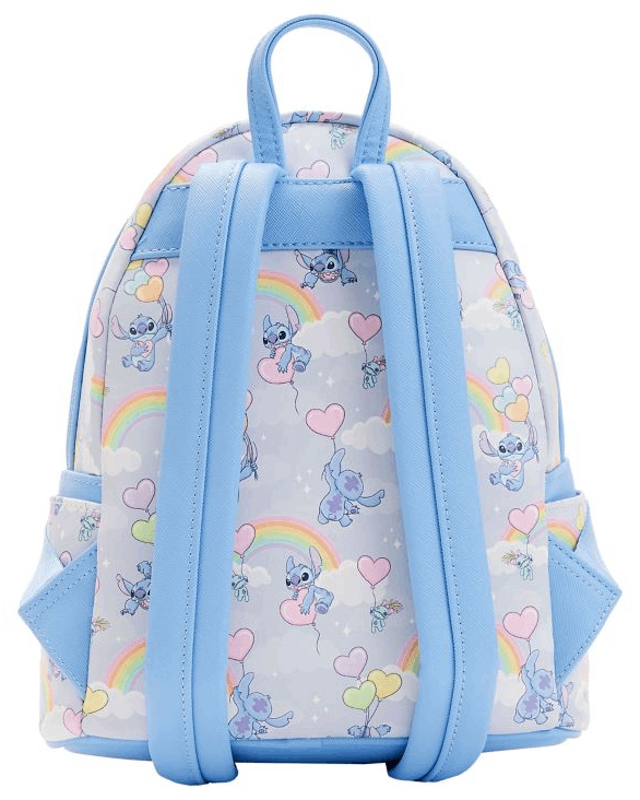 Loungefly Disney Lilo and Stitch Pastel Hearts Mini Backpack  display picture 1