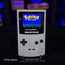 Grey Gameboy Color Console OLED Touch Screen GBC Game Boy
