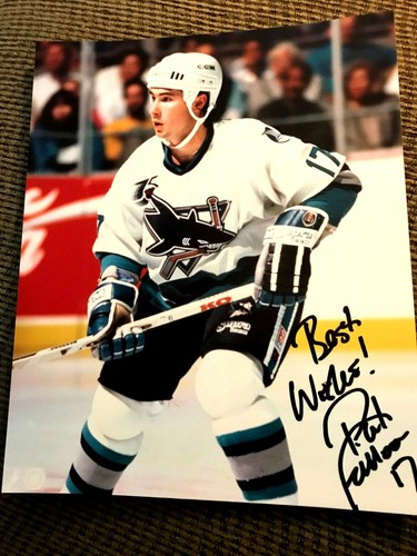 Pat Falloon San Jose Sharks Autographed 8x10 Photo COA